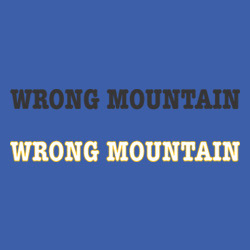 Wrong Mountain